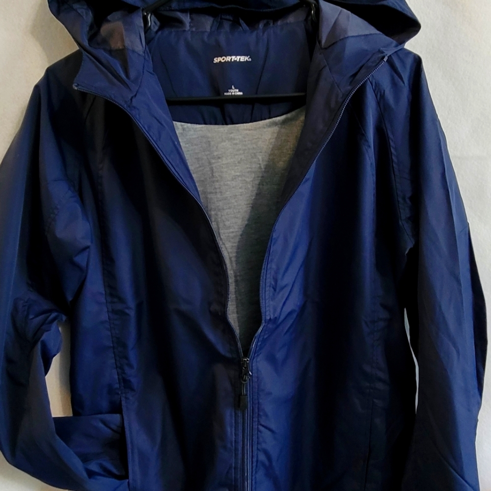 Sport-Tek Youth Blue Track Jacket Large Youth Size Large